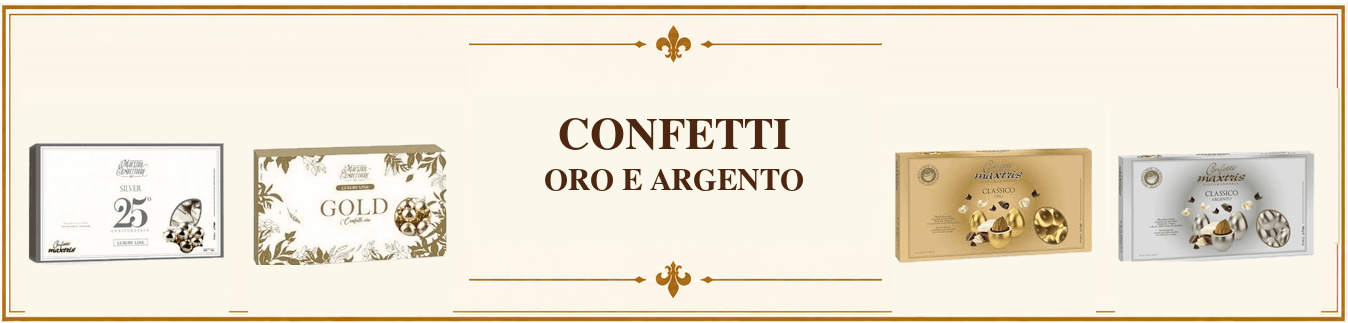 Confetti Oro e Argento Maxtris per Cerimonie | Orlacchio