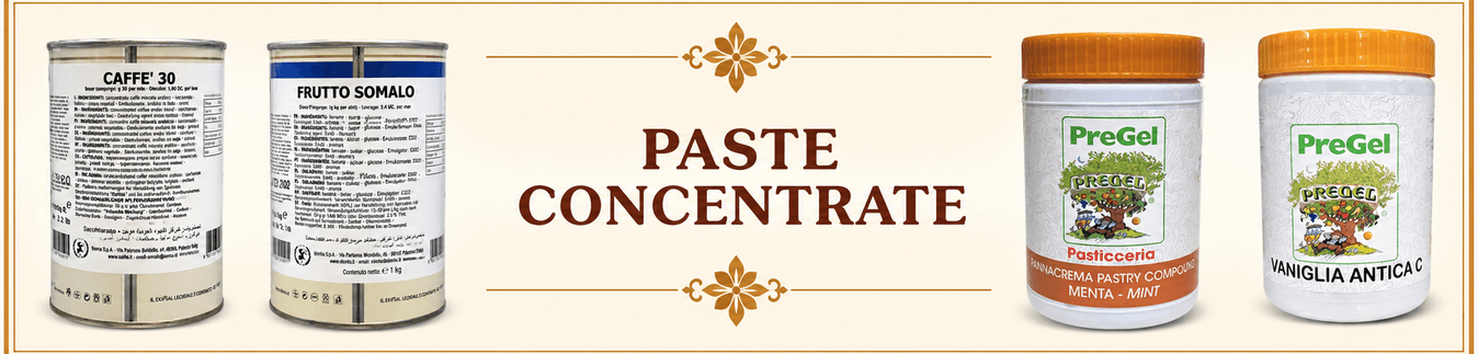 Paste concentrate per gelateria e pasticceria | Orlacchio