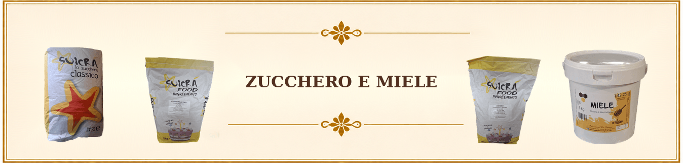 Zucchero e miele per pasticceria e dolci | Orlacchio