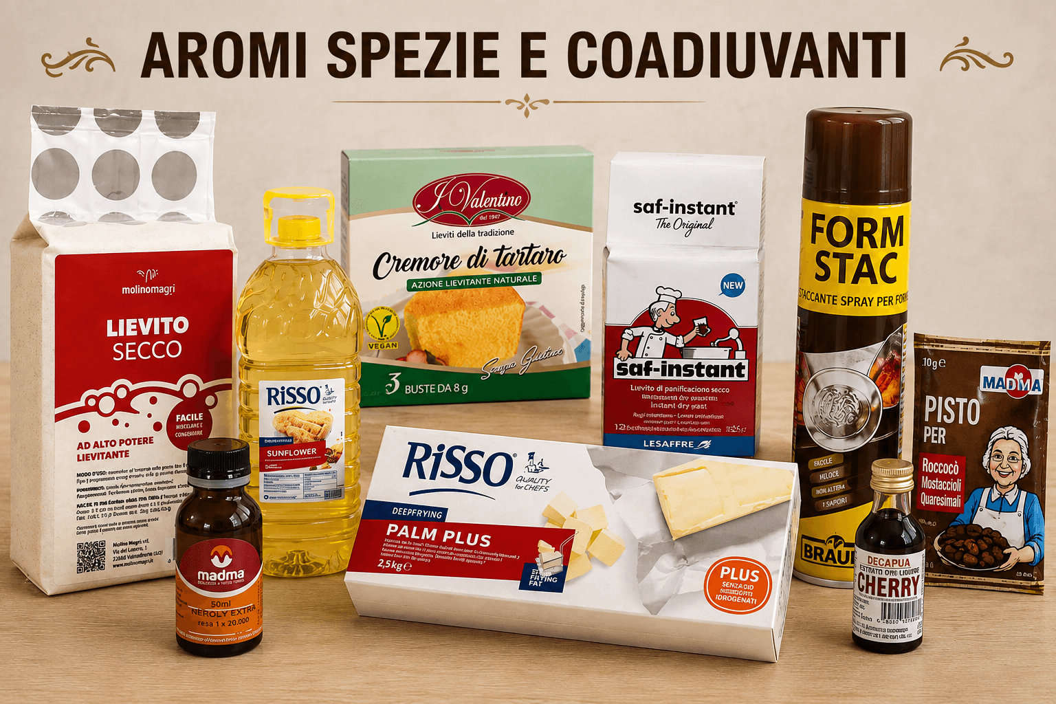 Aromi, spezie e Coadiuvanti