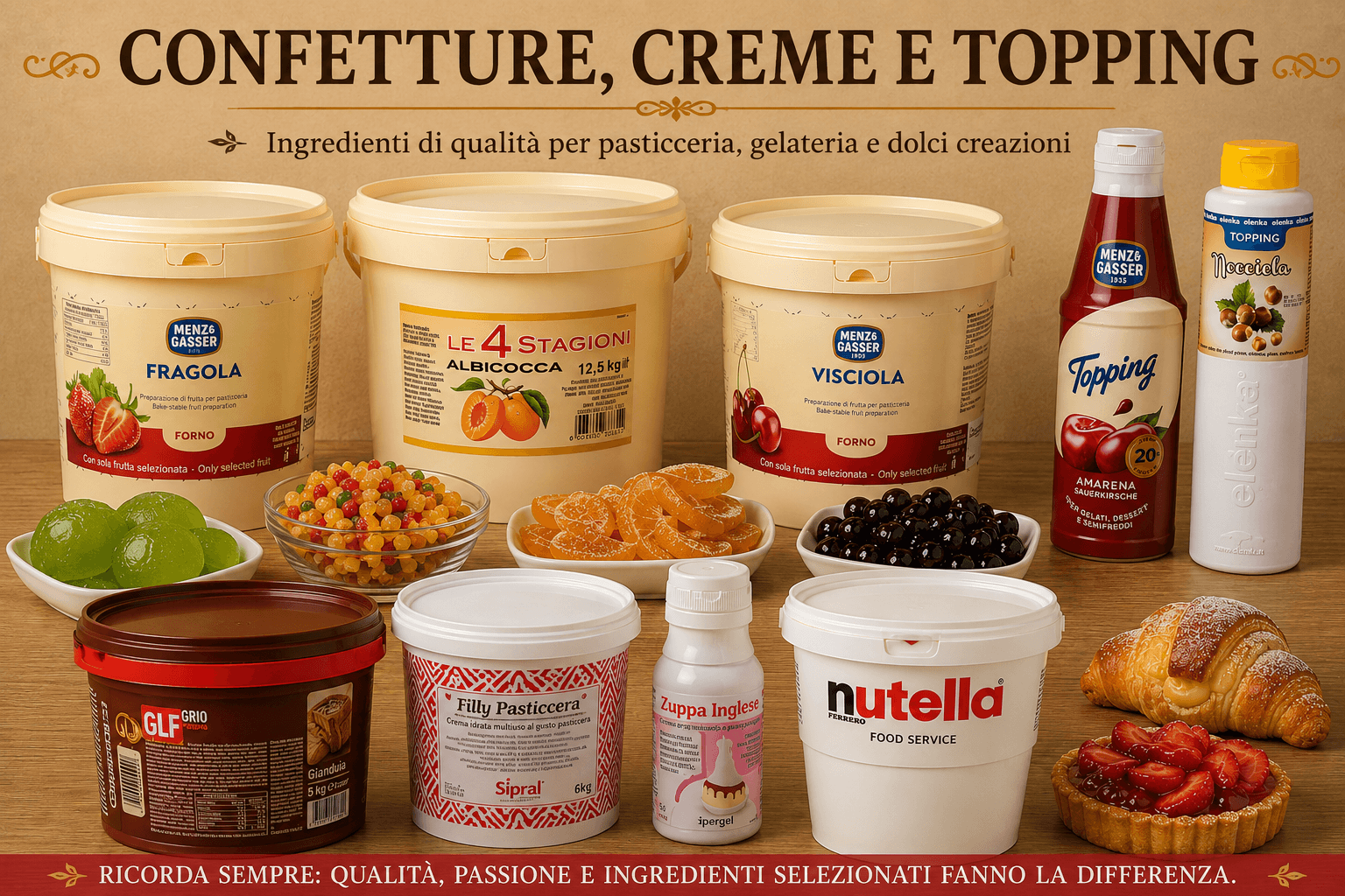 Confetture Creme Topping
